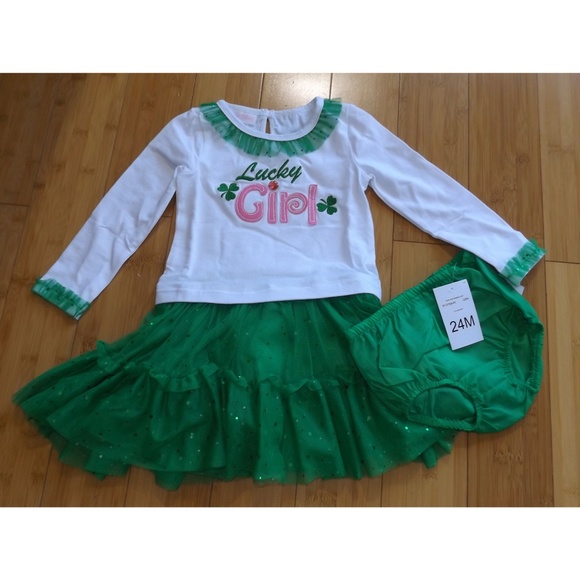 Donated Lucky Girl St. Patrick's Outfit - Picture 2 of 4